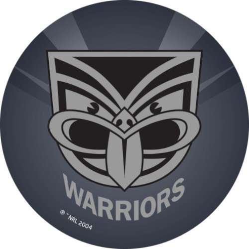 Warriors NRL Edible Icing Image - Round - Click Image to Close
